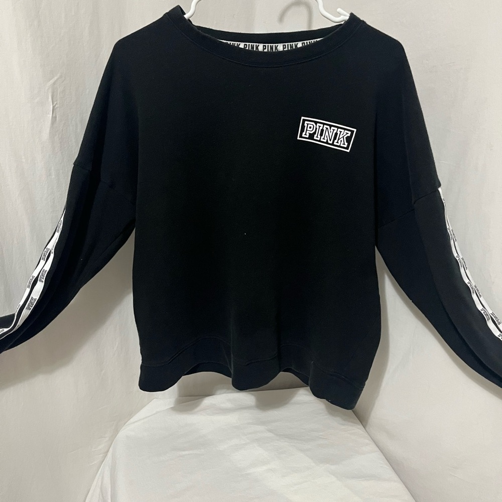 Victoria's Secret PINK Black Sweatshirt